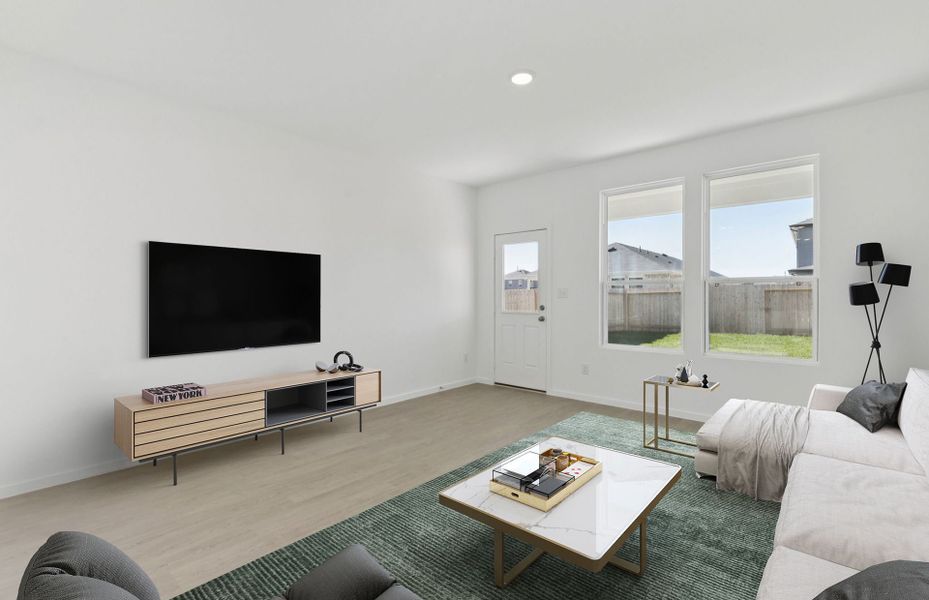 Furnished interior view inside a new home in Montgomery Bend, Montgomery (Image 13).