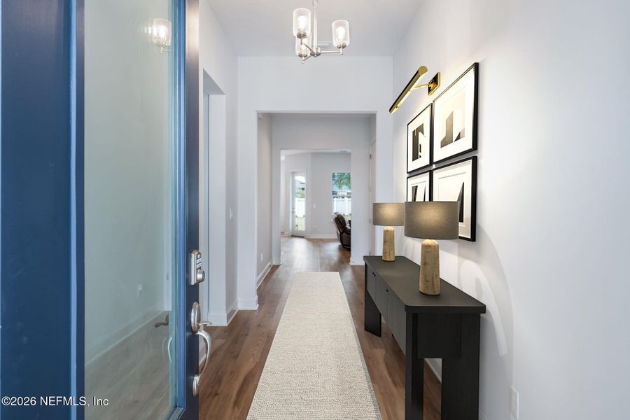 Furnished interior view inside a new home in , St. Augustine (Image 23).