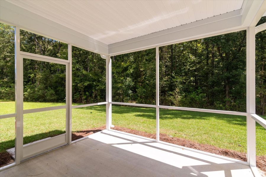 Exterior details and patio area of a home in Oakley Pointe, Moncks Corner (Image 18). Exterior details and patio area of a home in Oakley Pointe, Moncks Corner (Image 18).