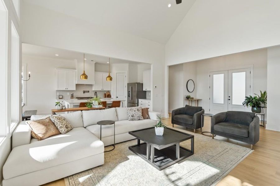 Furnished interior view inside a new home in , Monticello (Image 18).