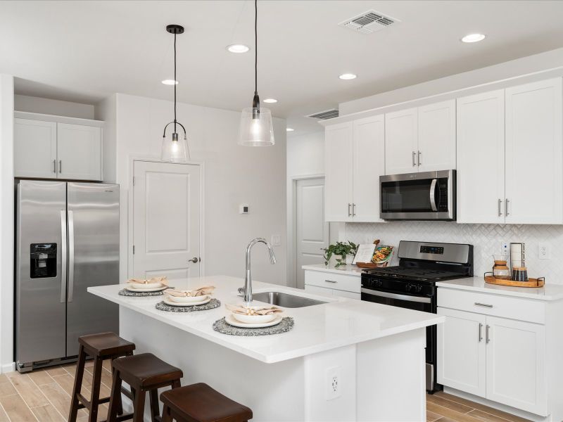 Furnished interior view inside a new home in Summerstone II, Marana (Image 3).