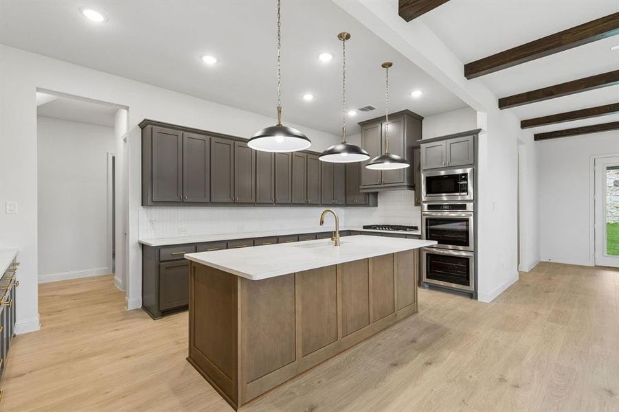 Furnished interior view inside a new home in Timberbrook, Justin (Image 7).