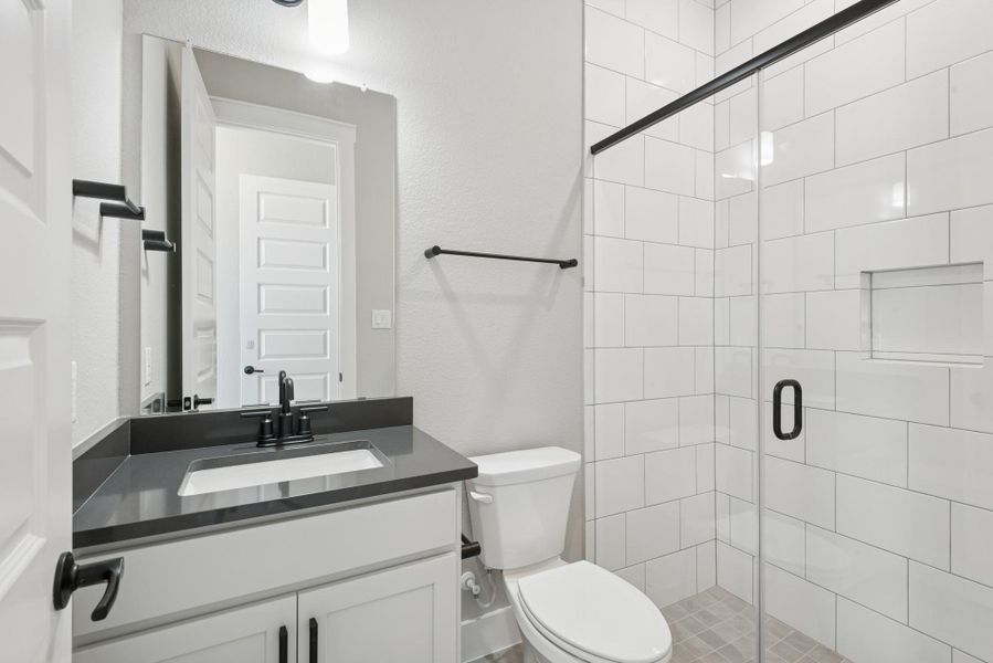 Furnished interior view inside a new home in , Katy (Image 16).