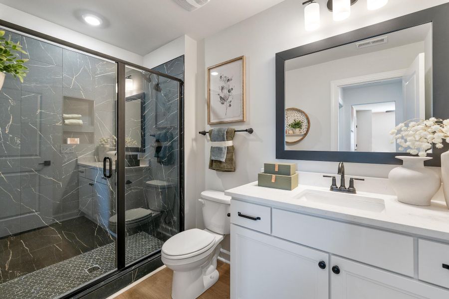 Furnished interior view inside a new home in Six Oaks, Summerville (Image 39).