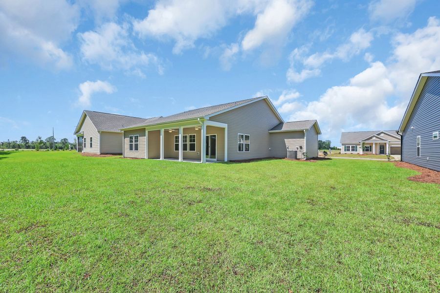 Representative exterior photo of a completed home built from the Bailey II by Great Southern Homes in Oak Grove, Conway, SC (Image 30). Representative exterior photo of a completed home built from the Bailey II by Great Southern Homes in Oak Grove, Conway, SC (Image 30).