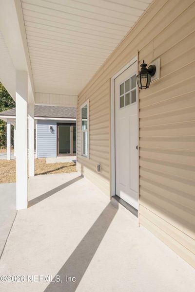 Exterior details and patio area of a home in , St. Augustine (Image 19). Exterior details and patio area of a home in , St. Augustine (Image 19).