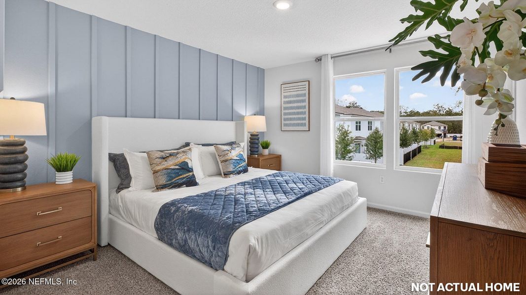 Furnished interior view inside a new home in Irongate Villas, Jacksonville (Image 10).