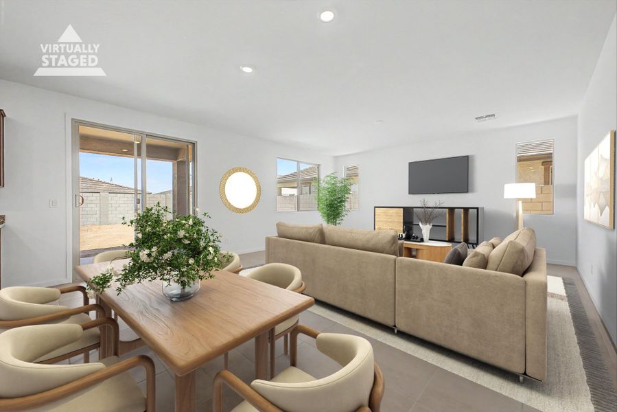Furnished interior view inside a new home in Frontera, Surprise (Image 4).