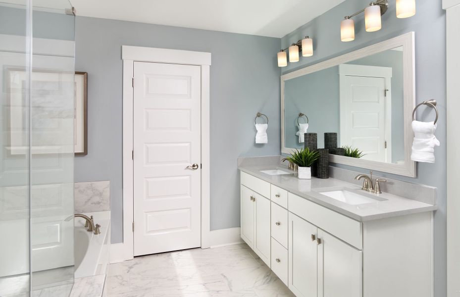 Furnished interior view inside a new home in Midpoint at New Riverside, Bluffton (Image 11).