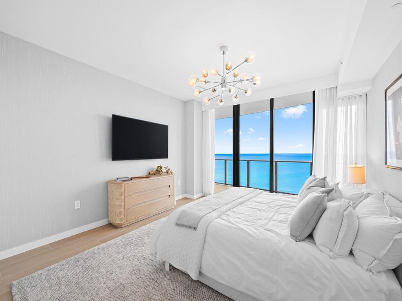 Furnished interior view inside a new home in , Pompano Beach (Image 23).