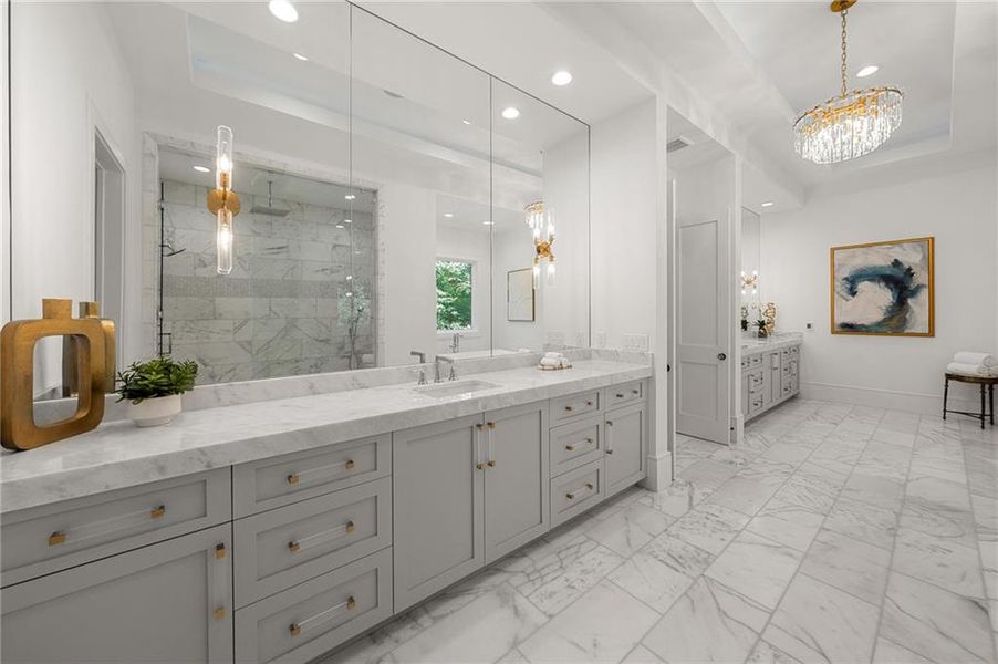 Furnished interior view inside a new home in , Sandy Springs (Image 45).