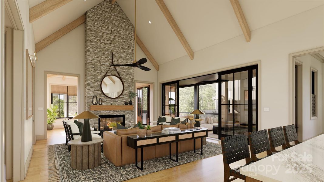 Furnished interior view inside a new home in , Arden (Image 4).