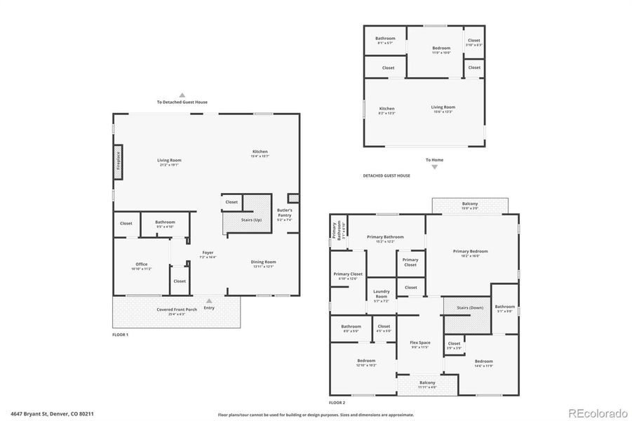 2D floor plan layout of this home in , Denver, CO (Image 5). 2D floor plan layout of this home in , Denver, CO (Image 5).