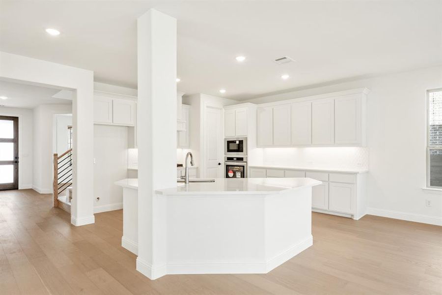 Furnished interior view inside a new home in Painted Tree, McKinney (Image 10).