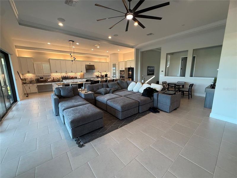 Furnished interior view inside a new home in , San Antonio (Image 20).