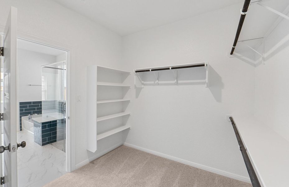 Spacious, unfurnished interior of a new home in Saddleback at Santa Rita Ranch, Liberty Hill (Image 32). Spacious, unfurnished interior of a new home in Saddleback at Santa Rita Ranch, Liberty Hill (Image 32).