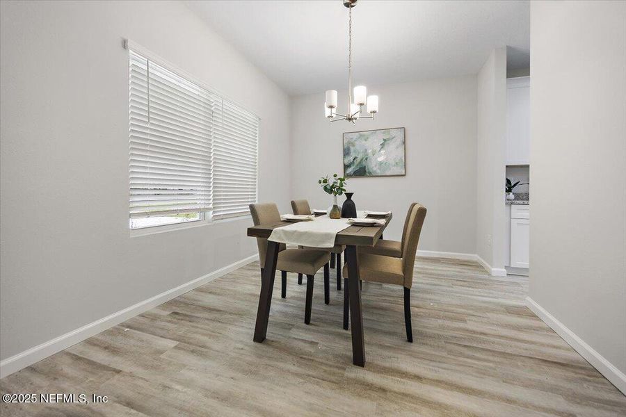 Furnished interior view inside a new home in , Jacksonville (Image 5). Furnished interior view inside a new home in , Jacksonville (Image 5).