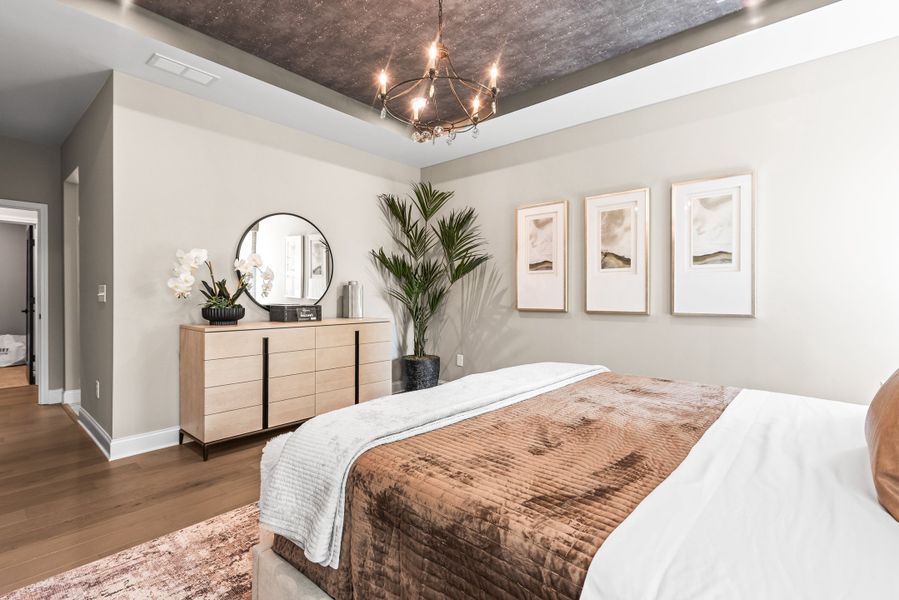 Representative furnished interior of a home built from the Maxwell by Fischer Homes in Easton Park, Dallas (Image 28).