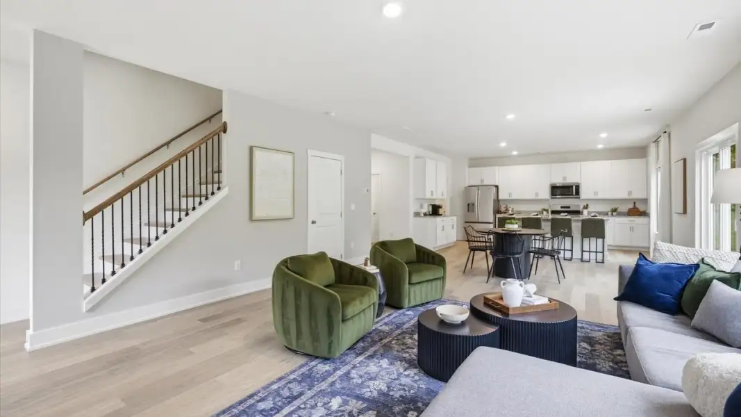 Furnished interior view inside a new home in Catlett Cove, Knoxville (Image 10).