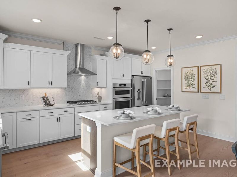Furnished interior view inside a new home in Tobacco Road, Angier (Image 16).