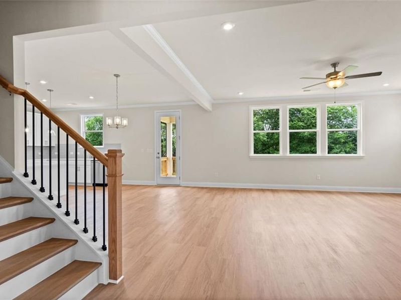 Spacious, unfurnished interior of a new home in Wehunt Meadows, Hoschton (Image 19).