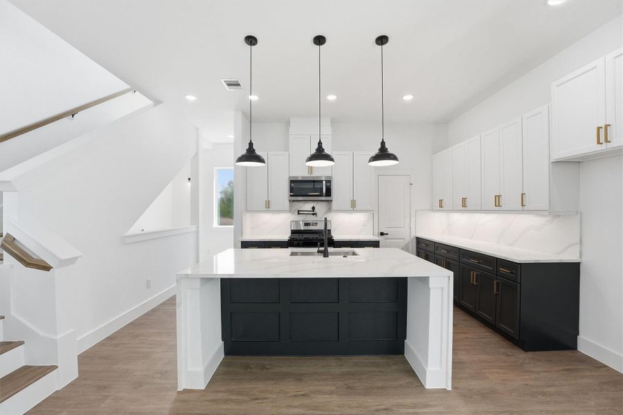 Furnished interior view inside a new home in , Houston (Image 3).