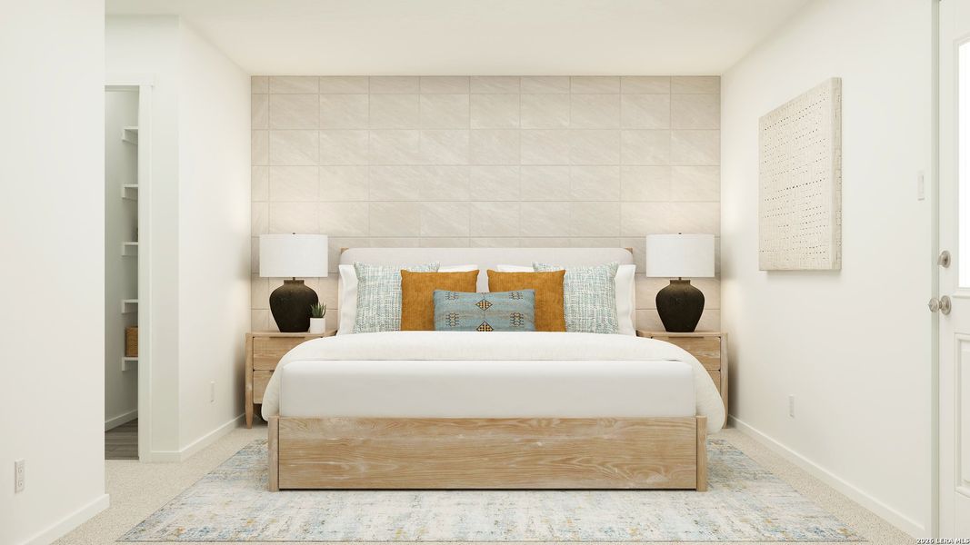 Furnished interior view inside a new home in Brookmill, San Antonio (Image 7).