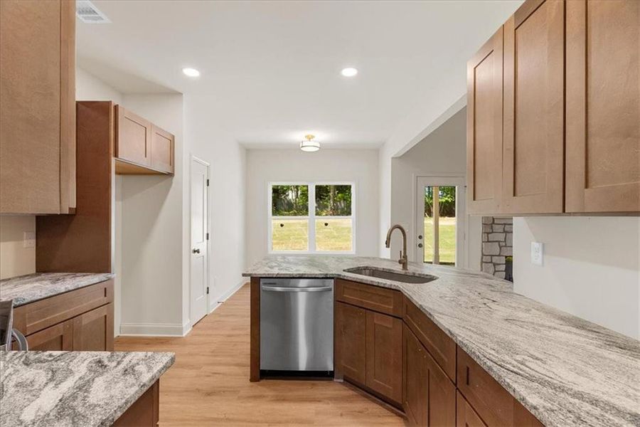 Furnished interior view inside a new home in , Calhoun (Image 5).