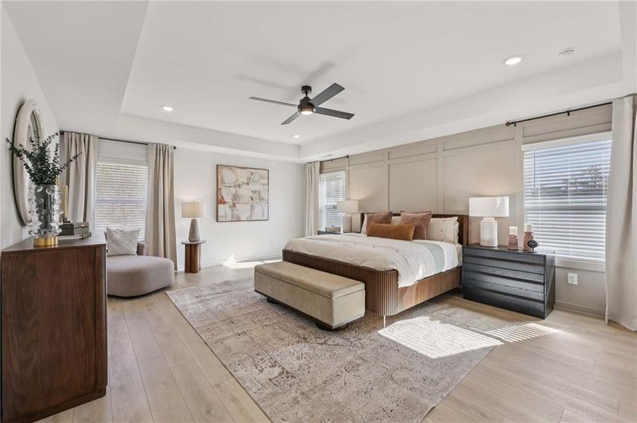 Furnished interior view inside a new home in Arbors at Richland Creek, Buford (Image 38).