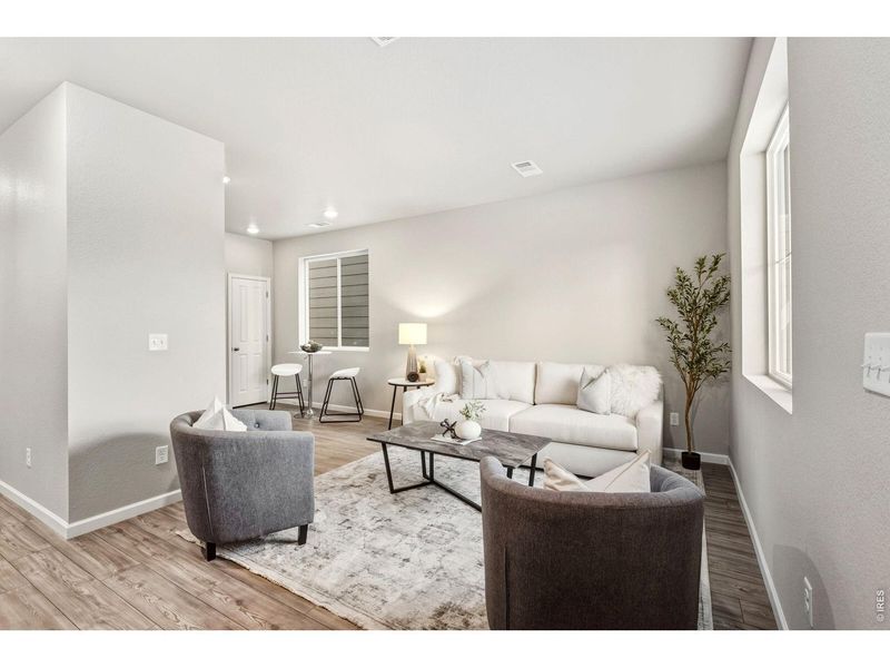 Furnished interior view inside a new home in Spring Valley, Longmont (Image 13).