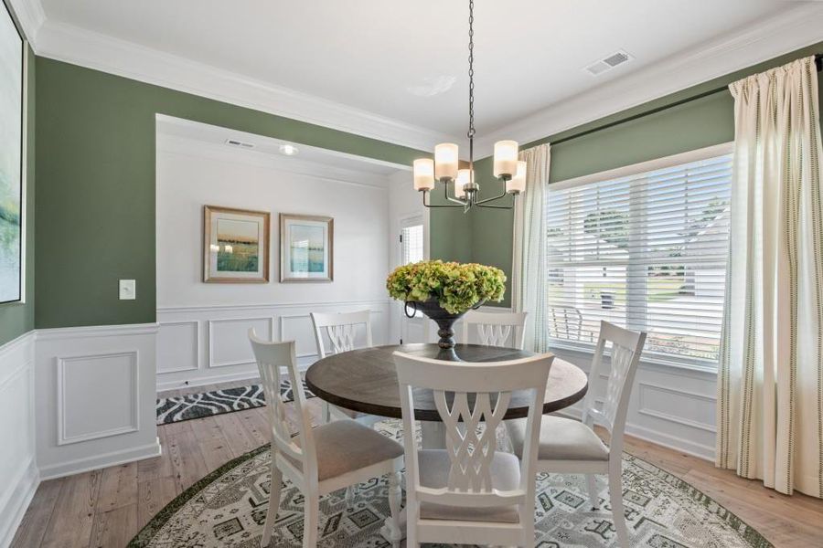 Furnished interior view inside a new home in The Stiles, Cartersville (Image 5).
