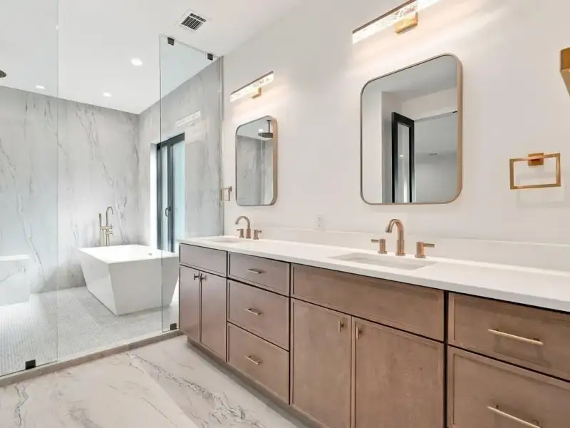 Furnished interior view inside a new home in , Marietta (Image 22).