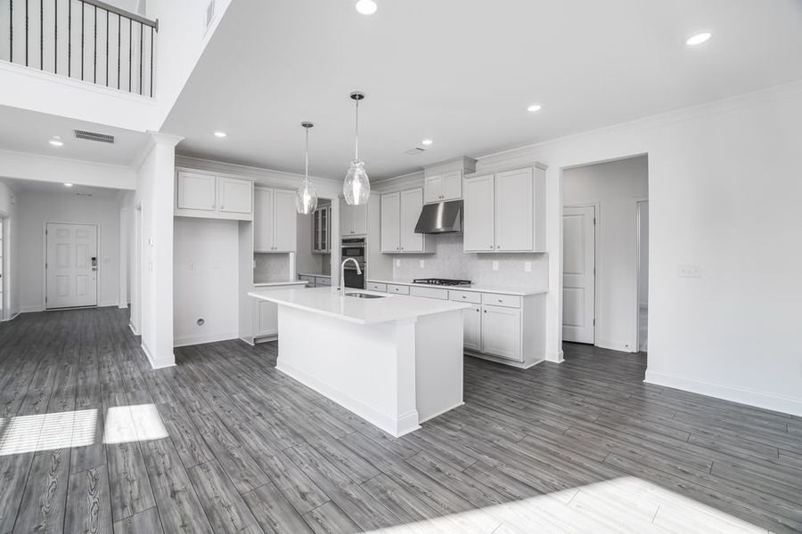 Furnished interior view inside a new home in Kennison Creek, Cumming (Image 8). Furnished interior view inside a new home in Kennison Creek, Cumming (Image 8).