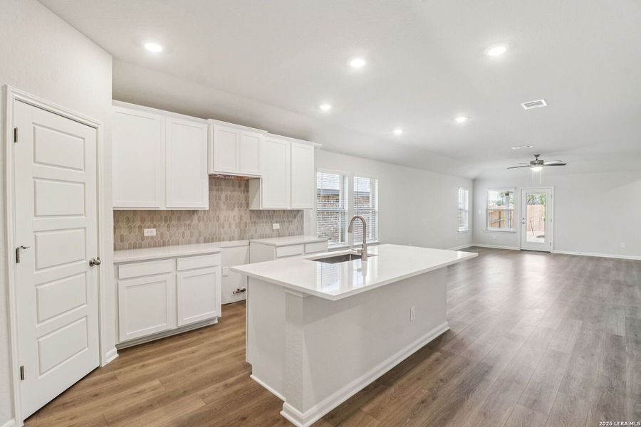 Furnished interior view inside a new home in Kallison Ranch, San Antonio (Image 11).