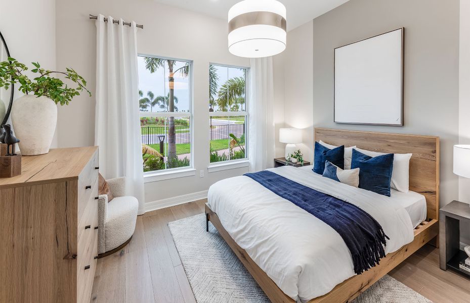 Furnished interior view inside a new home in Avondale at Avenir, Palm Beach Gardens (Image 16).
