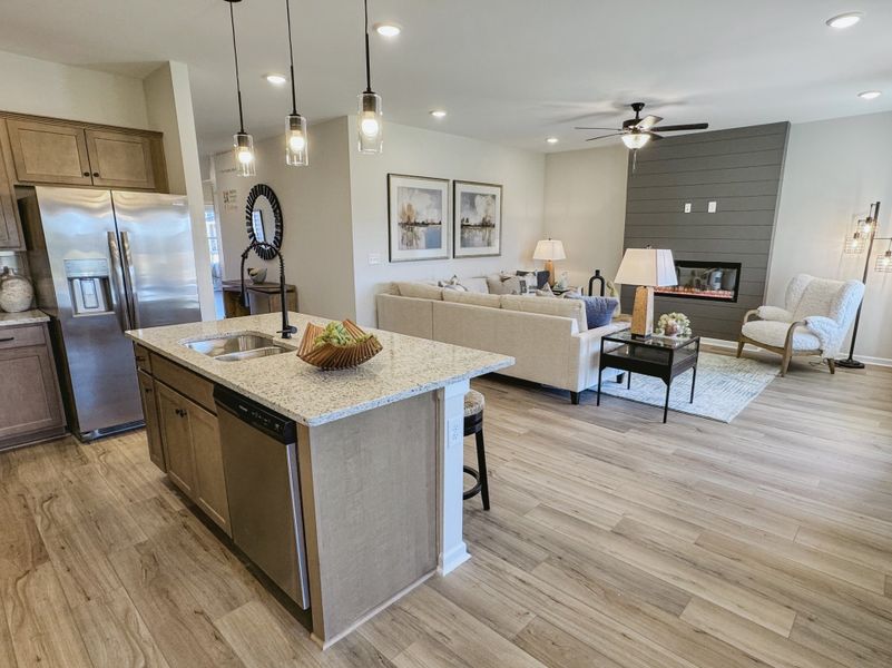 Furnished interior view inside a new home in Jackson Hills, Clarksville (Image 16).