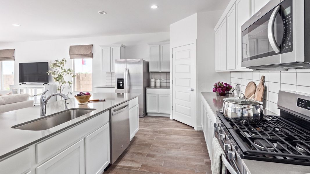 Representative furnished interior of a home built from the Citrine - Plan 5042 by D.R. Horton in Tortolita Trails, Marana (Image 9).