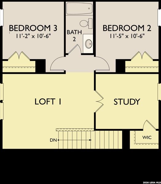 2D floor plan layout of this home in Hennersby Hollow, San Antonio, TX (Image 2). 2D floor plan layout of this home in Hennersby Hollow, San Antonio, TX (Image 2).
