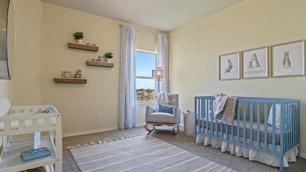 Furnished interior view inside a new home in Somerset Trails, San Antonio (Image 23). Furnished interior view inside a new home in Somerset Trails, San Antonio (Image 23).