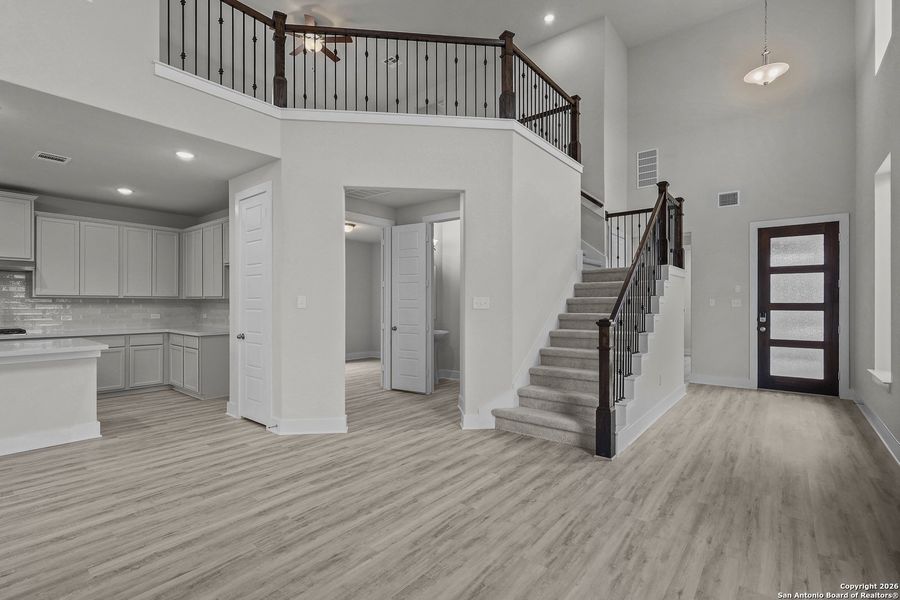 Furnished interior view inside a new home in Veramendi, New Braunfels (Image 8).