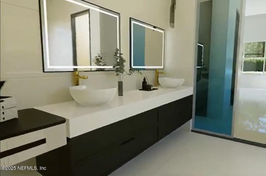 Furnished interior view inside a new home in , Palm Coast (Image 9). Furnished interior view inside a new home in , Palm Coast (Image 9).