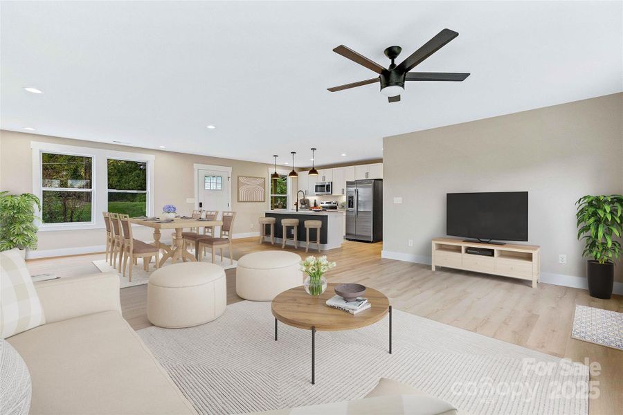 Furnished interior view inside a new home in , Marion (Image 31).