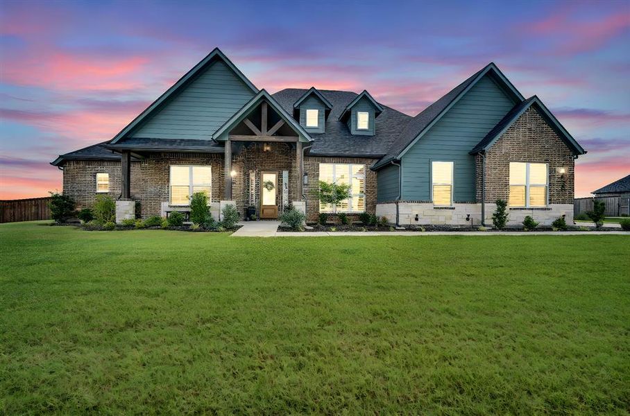 Country nights on your oversized patio.