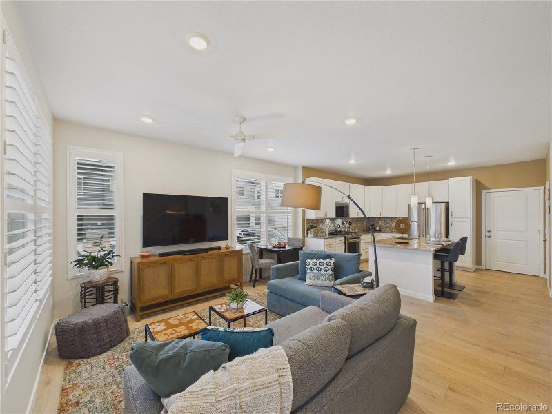 Furnished interior view inside a new home in Whisper Village, Arvada (Image 12).