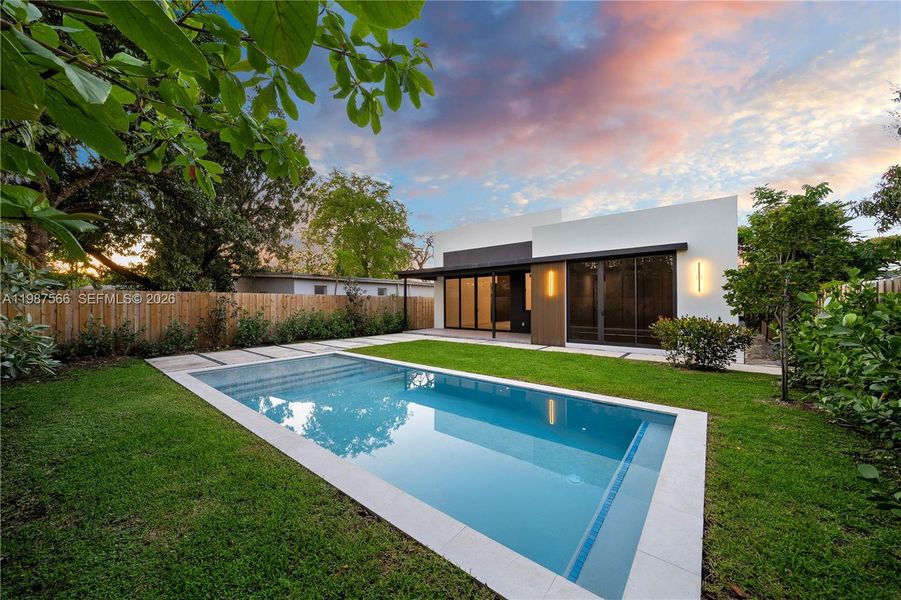 Exterior details and patio area of a home in , Miami (Image 29).