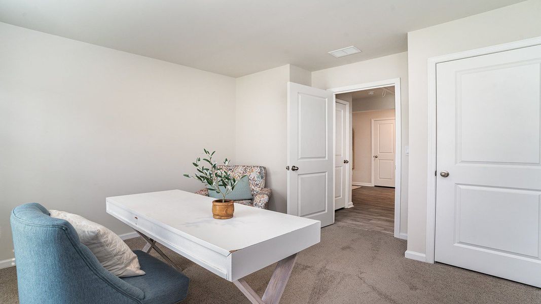 Furnished interior view inside a new home in Auberon Woods, Conway (Image 11).