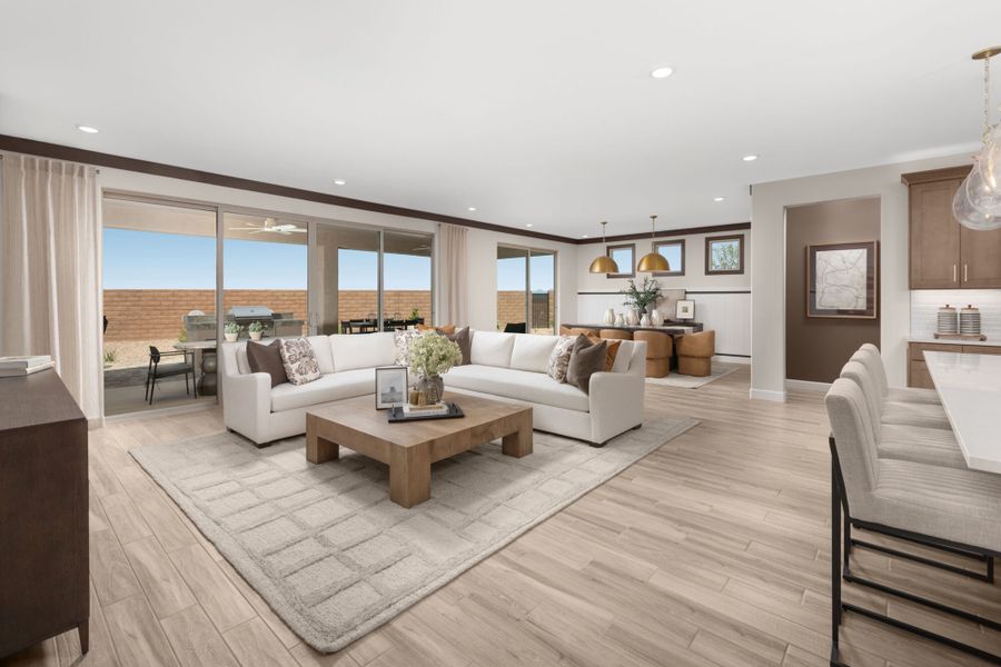 Representative furnished interior of a home built from the Crimson by Mattamy Homes in Covena Pointe, Tucson (Image 5).