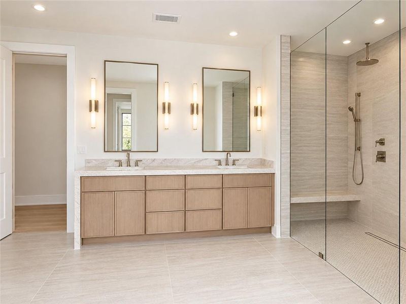 Furnished interior view inside a new home in , Marietta (Image 10).
