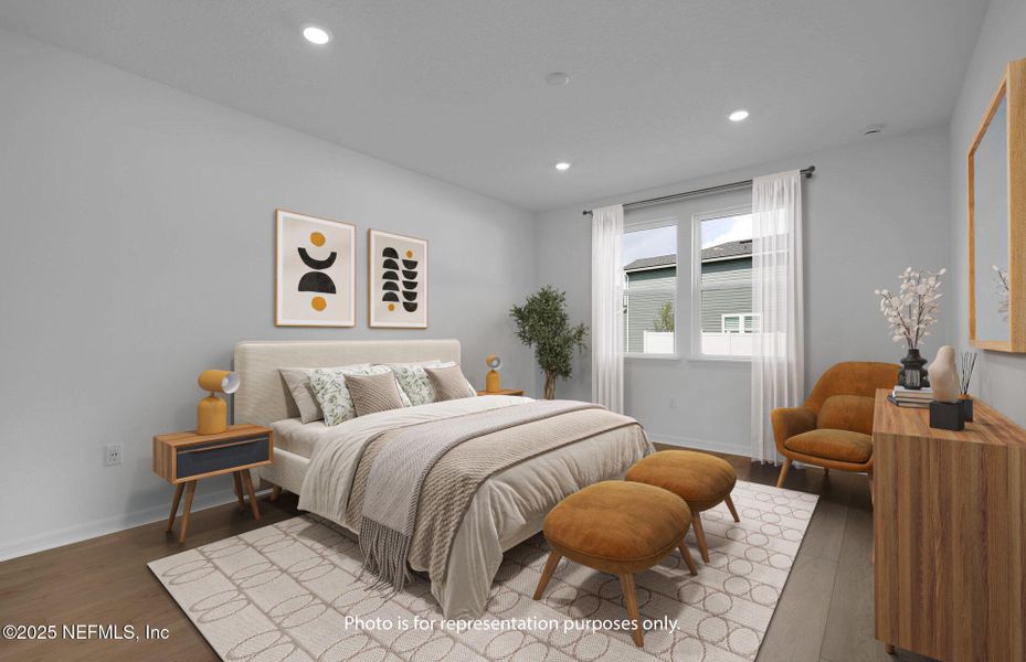 Furnished interior view inside a new home in The Preserve at Bannon Lakes, St. Augustine (Image 13). Furnished interior view inside a new home in The Preserve at Bannon Lakes, St. Augustine (Image 13).