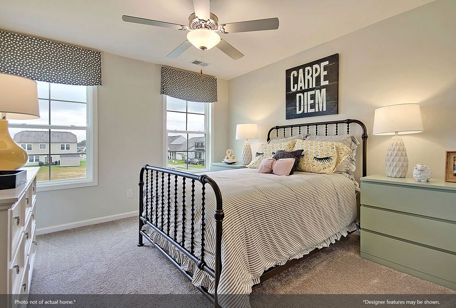 Furnished interior view inside a new home in Langdon Preserve, Angier (Image 15).